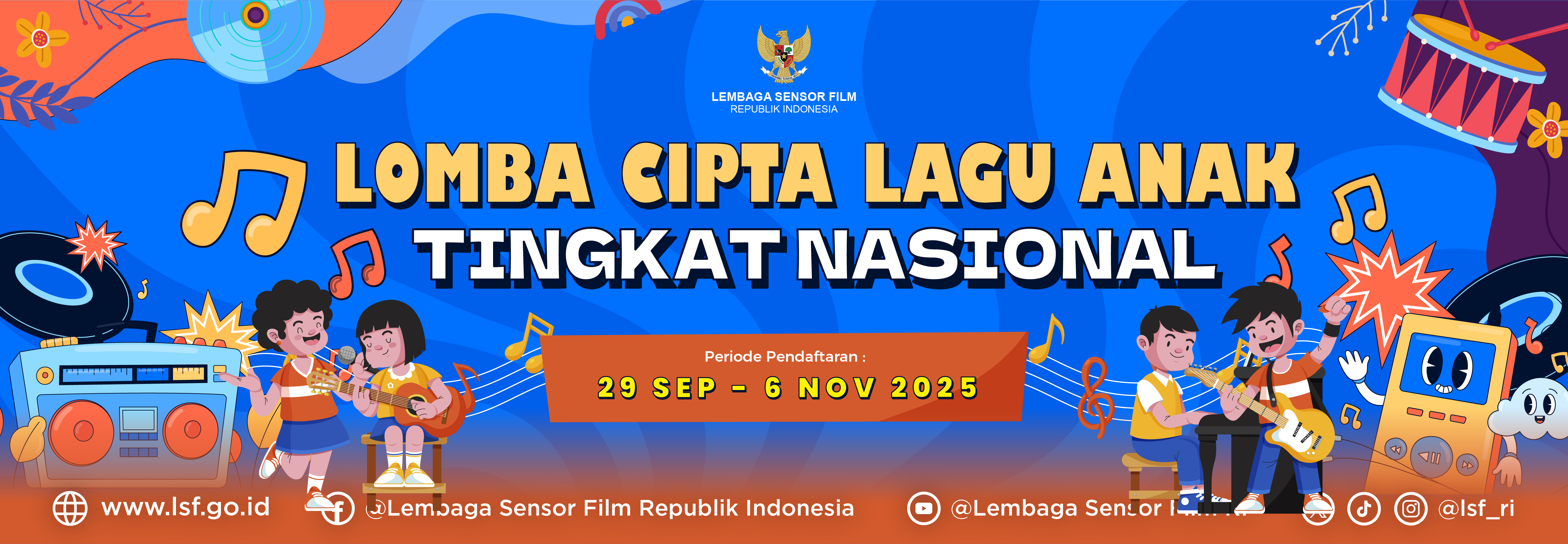 LSF Gelar Lomba Cipta Lagu Anak Nasional 2025