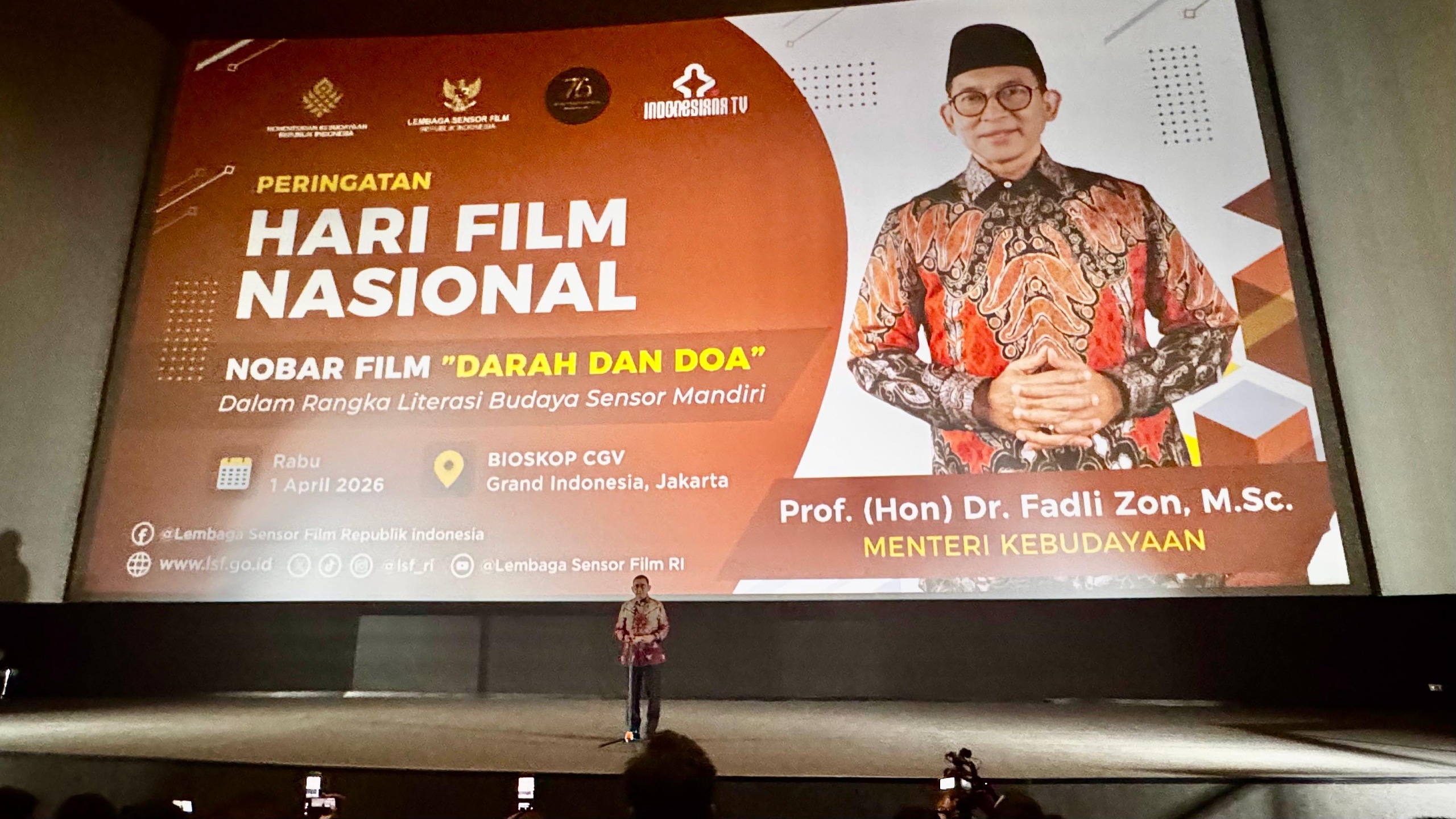Rayakan Hari Film Nasional, LSF Gelar Nobar “Darah dan Doa”