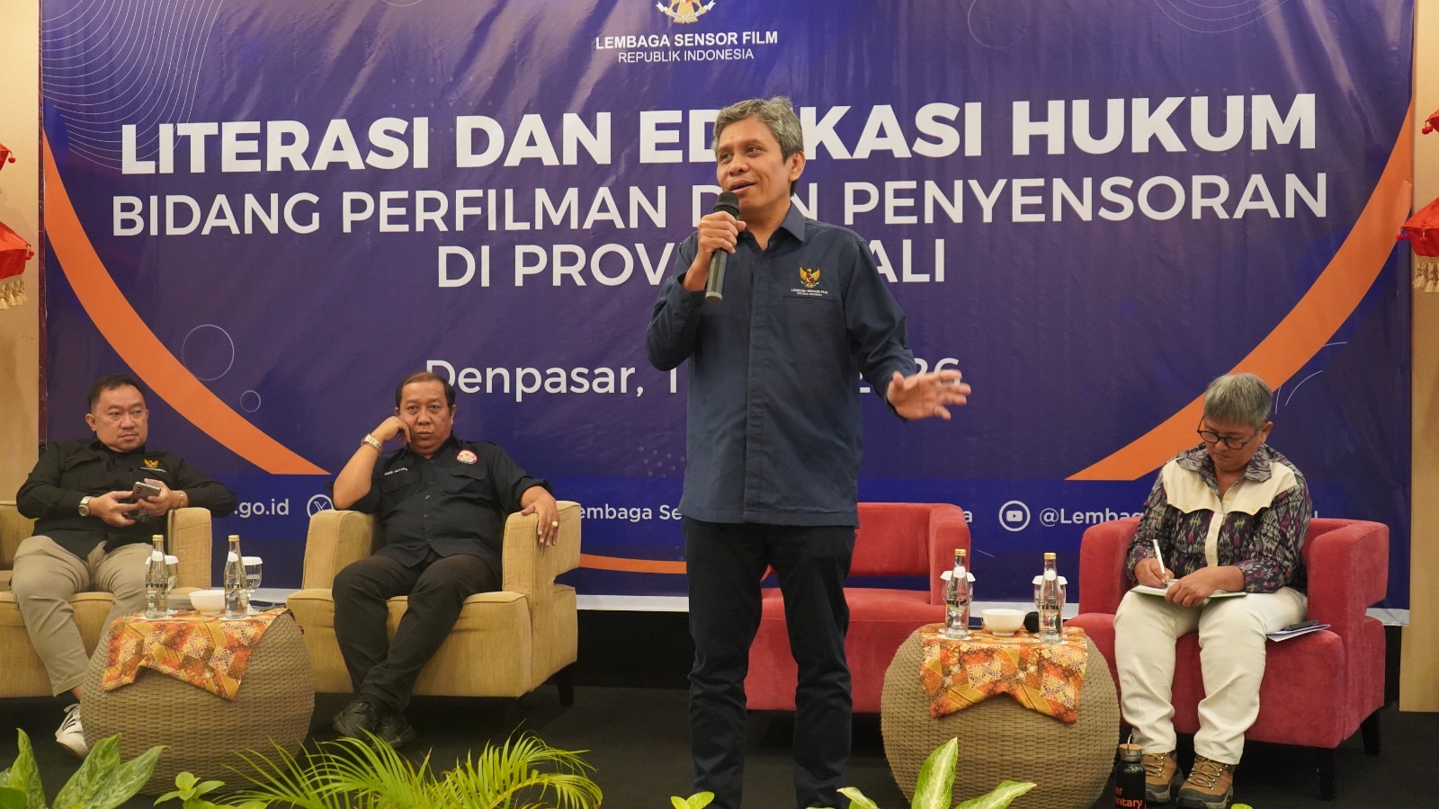 Gelar Literasi Hukum Bidang Perfilman dan Penyensoran di Bali, LSF Sampaikan Sejumlah Hal