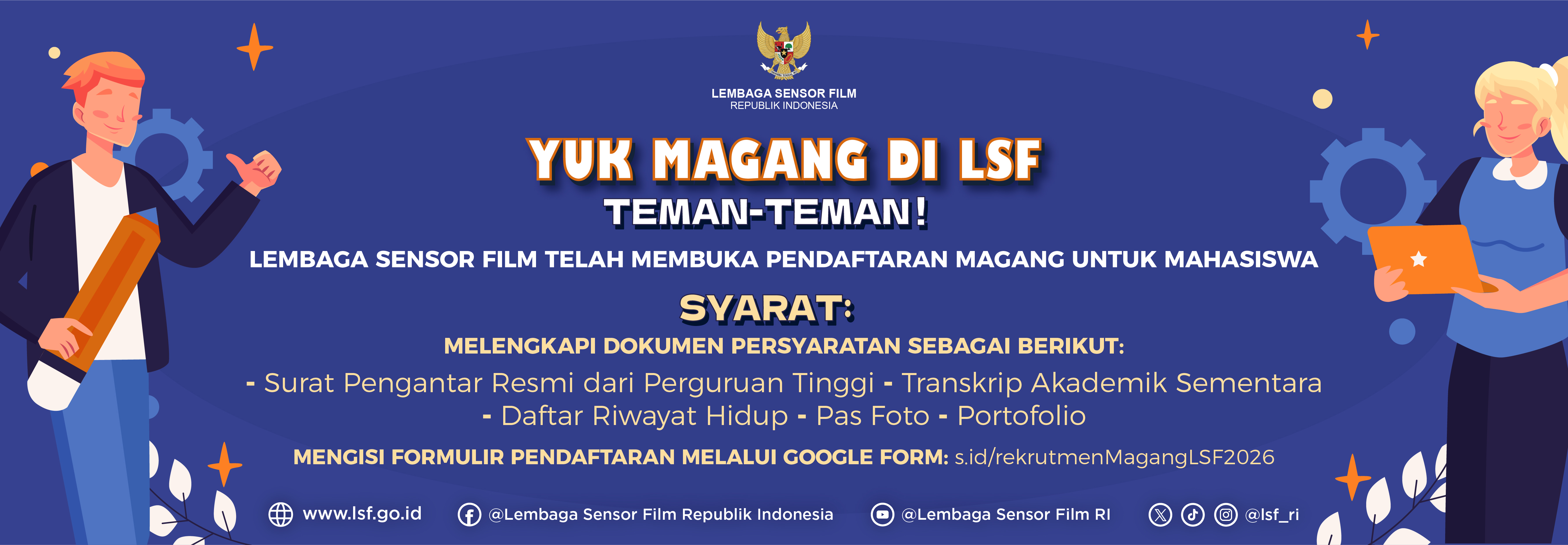 Pendaftaran Magang di LSF Diperpanjang hingga Akhir April