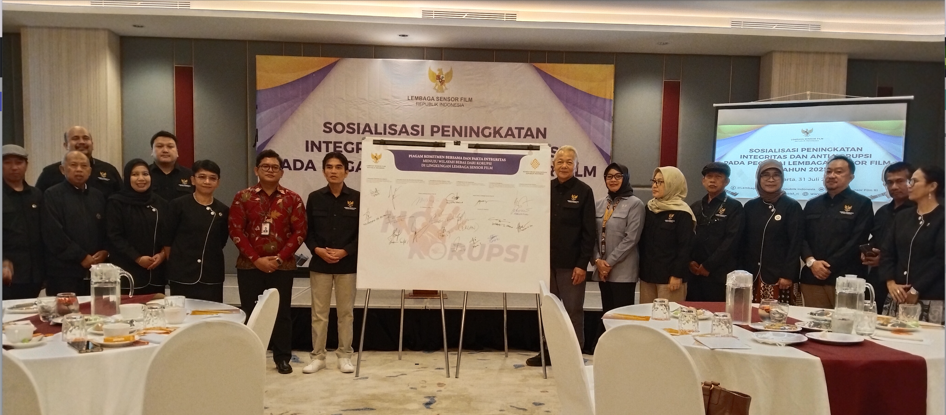 Film Censorship Institution Of The republic Of indonesia (LSF) Ramps Up Anti-Corruption Awareness